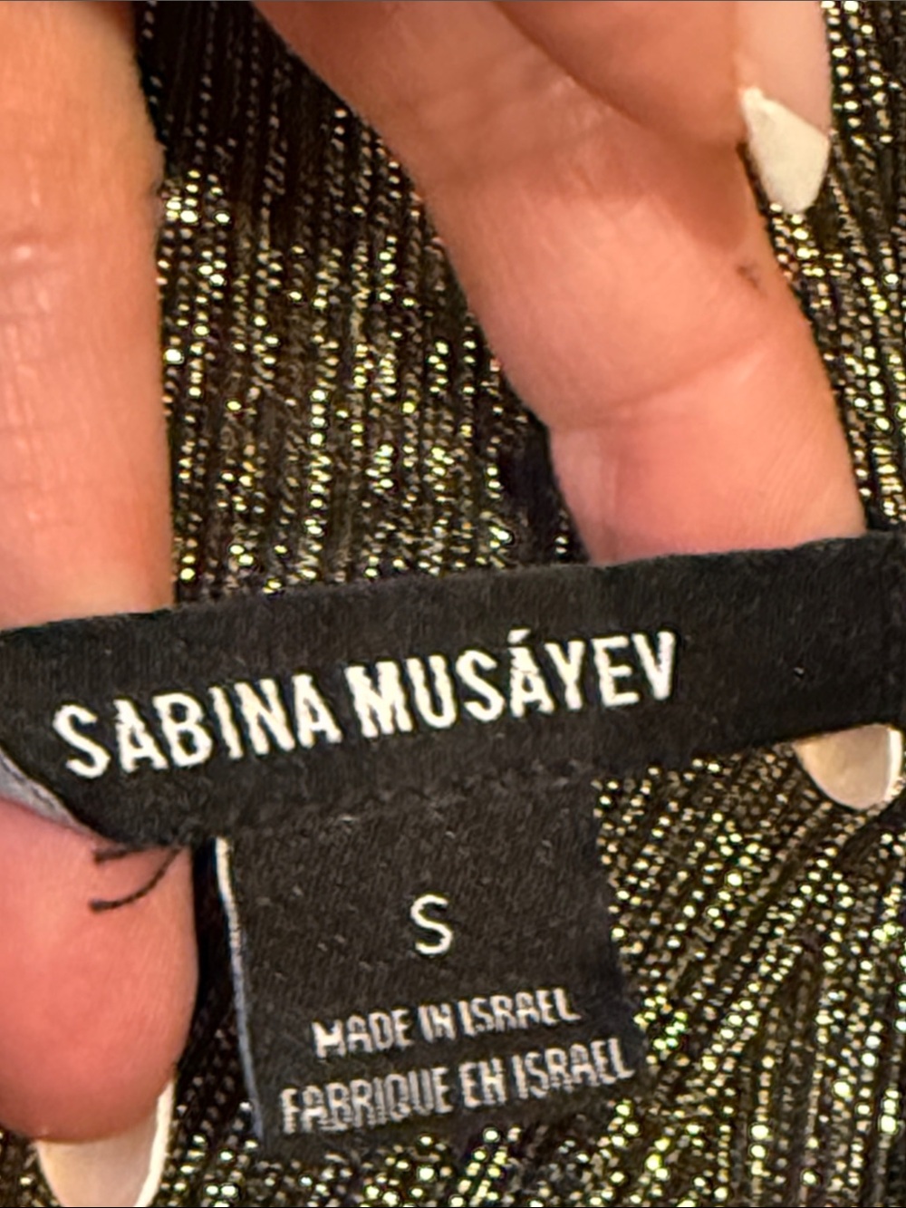 Sabina Musayev Ray metallic dress - Picture 6 of 15